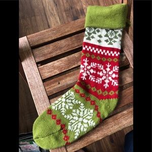 Cute Christmas knit stocking